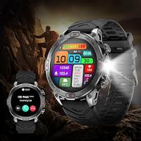 KC86 Smart Watch AMOLED 1.43 inch Smartwatch Fitness Running Watch Bluetooth Pedometer Call Reminder Activity Tracker Compatible with Android iOS Women Men Waterproof Long Standby Hands-Free Calls Lightinthebox