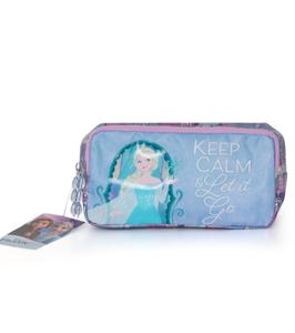 Disney Frozen Keep Calm & Let it Go Pencil Case 2 Compartment