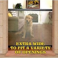 Pet Mesh Gate,Stair Gates For Dogs,Pet Safety Gate,Portable Folding Mesh Dog Gate,Easy To Install Safe Guard For Dogs Pet Keep Dogs Away From KitchenUpstairsIndoor Lightinthebox