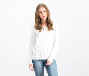 Womens Strappy-Back Sweater  Ivory