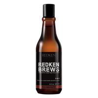 Redken Brews 3-in-1 Shampoo, Conditioner and Body Wash 300ml