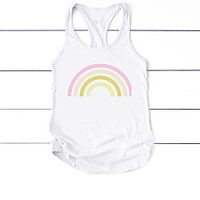 Women's Yoga Top Racerback Fashion White Black Gray Cotton Fitness Gym Workout Running Tank Top T Shirt Sport Activewear Moisture Wicking Quick Dry Lightweight Breathable High Elasticity Lightinthebox - thumbnail