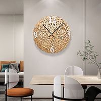 Luxury Golden Silent Wall Clock 30cm Home Decor for Kitchen Living Room Bedroom Office Lightinthebox