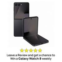 Samsung Galaxy Z Flip7 5G Smartphone 12GB, Jet Black, 256 GB