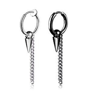Men's Earrings Classic Mini Earrings Jewelry Black / Gold / Gray / Silver For Christmas Party Anniversary Carnival Festival 1pc miniinthebox