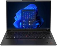 Lenovo ThinkPad X1 Gen 11 2023 Laptop, 13th Gen, Intel Core i7-1355U, 14 inch WUXGA, 1TB SSD, 32GB RAM, Shared Intel Iris Xe Graphics, Windows 11 Pro, English & Arabic Keyboard, Deep Black - 21HM006EGR