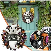 Halloween Garland Ghost Doll Decoration, Garland Halloween Front Door Decoration miniinthebox - thumbnail