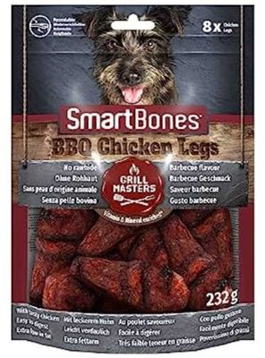 Smartbones Grillmaster BBQ Chicken Leg 8 Ct 24 Xp