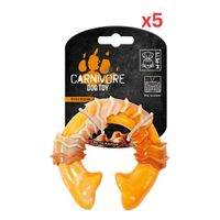 M-PETS Carnivore Ring Bone S Dog Toy (Pack of 5)