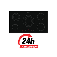 Ariston 90cm Hob | 5 Radiant Plate Burner | Touch Control | Black Color | HR9012BIA1