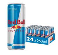 Red Bull Sugar Free Energy Drink Can 250ml Pack of 24