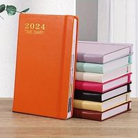 2024 Schedule Book 365 Days Daily Plan Book Time Management Record Notebook miniinthebox