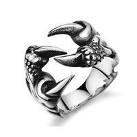 Titanium Steel Dragon Claw Ring