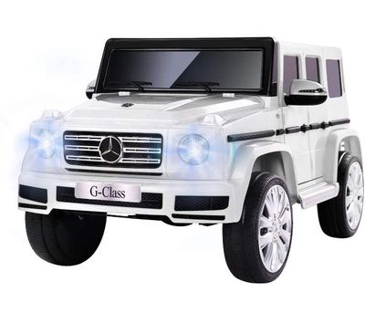 Megastar Licensed 12 V Mercedes Benz G Class Ride On Car - White (UAE Delivery Only)