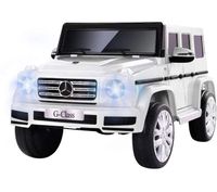 Megastar Licensed 12 V Mercedes Benz G Class Ride On Car - White (UAE Delivery Only)