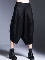 Miting Casual Asymmetrical Women Wide Leg Pants