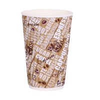 Hotpack ,(16 Oz Ripple Cup) 500 Pieces
