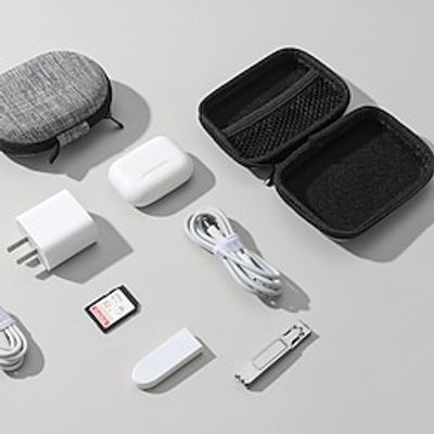 2pcs Digital Storage Bags Portable Data Cables Storage Boxes Solid Color Chargers Power Cables Hard Drives Protective Covers Headphones Usb Drives Lightinthebox 2pcs Digital Storage Bags Portable Data Cables Storage Boxes Solid Color Chargers Power Cables Hard Drives Protective Covers Headphones Usb Drives Lightinthebox
