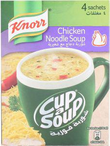 Knorr Cup A Soup Chicken Noodle 4 Sachets