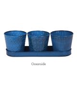 Robert Allen Concord 6 inch Pot with Tray Oceanside