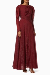 Shimmer Draped Dress