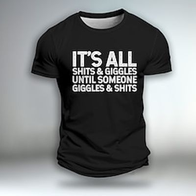 Letter Graphic Text Character Slogan Daily Designer Outdoor Men's 3D Print Funny T Shirts Party Casual Holiday T shirt Black Blue Purple Short Sleeve Crew Neck Shirt Spring Summer Clothing Apparel Lightinthebox Letter Graphic Text Character Slogan Daily Designer Outdoor Men's 3D Print Funny T Shirts Party Casual Holiday T shirt Black Blue Purple Short Sleeve Crew Neck Shirt Spring Summer Clothing Apparel Lightinthebox