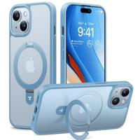 Torras UPRO Ostand Matte Series Case For iPhone 15 Light Blue|X00FX0847