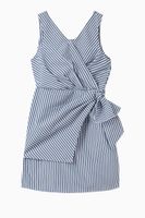 Draped Mock Wrap Dress - thumbnail