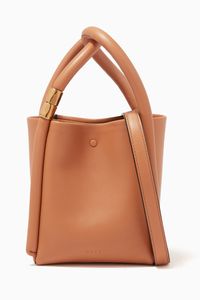 Lotus 12 Mini Tote Bag in Calf Leather