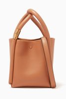 Lotus 12 Mini Tote Bag in Calf Leather - thumbnail