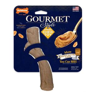 Nylabone Gourmet Style Strong Chew Stick, Peanut Butter Xl