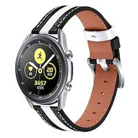 Smart Watch Band for Samsung Galaxy Gear S2 Classic Watch 42mm Watch 3 41mm Watch Active 2 40mm  44mm, Watch Active 40mm PU Leather Smartwatch Strap Adjustable Shockproof Leather Loop Replacement  Lightinthebox - thumbnail