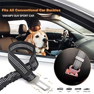 Pet Supplies Dog Car Seat Belt Dog Leash Flexible Safety Reflective Traction Rope Lightinthebox