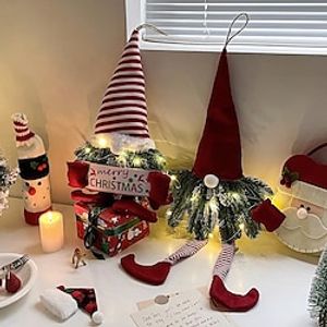 Ornaments Handmade Garland Faceless Old Man elf Doll Door Hanging Window Fireplace Ornament Pendant Indoor and Outdoor Christmas Party Holiday Decoration Lightinthebox