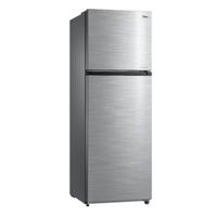 Midea 385L Gross Top Mount Double Door Refrigerator, 2 Doors Frost Free Fridge Freezer with Smart Sensor & Humidity Control, Active-C Fresh, Multi-Air Flow, Electronic Control, Silver