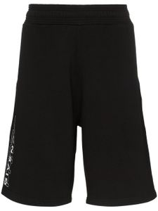 Givenchy logo print track shorts - Black