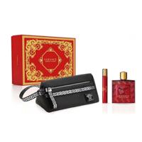 Versace Eros Flame (M) Edp 100Ml + 10Ml + Pouch Set