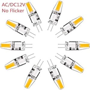 COB G4 Bulb LED 2W 3W 5W AC DC 12V LED Lamp Crystal LED Light Lampadine Lampara Ampoule LED Bulb G4 LED 6/10pcs Eye Protection No Flash Lightinthebox