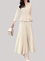 Large Size Fashion Two-Piece Suit - thumbnail