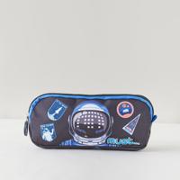 MUST Astronaut Print Pencil Case with Zip Closure