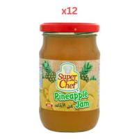 Super Chef Jam Pineapple 380Gm (Pack Of 12)