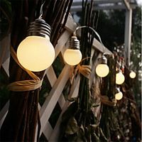 LED Retro Globe Festoon Bulb 1.5M 3M Ball String Light Outdoor LED Outdoor Lights for Wedding Garden Decor Holiday Garland String Light AA Battery Power miniinthebox - thumbnail