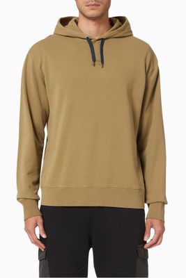 PS Logo Hoodie in Cotton French Terry
