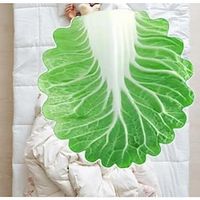 Internet Celebrity Fruit Blanket Cartoon Watermelon Cabbage Flannel Blanket Student Office Nap Air Conditioning Blanket Blanket Small Blanket Lightinthebox - thumbnail