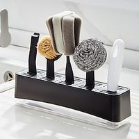 Dish Cleaning Brush Creative Scrubber Kitchen Clean Tool Set Washing Glass Cup Tools  Dispensing Dish Brush Set With 4 Replacement Heads And Storage Holder Lightinthebox - thumbnail