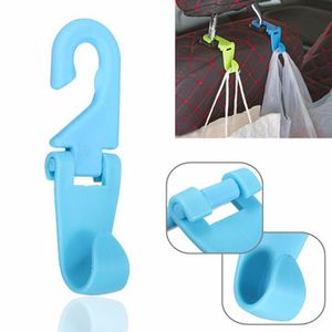 Rotatable Portable Car Seat Hook Coat Purse Shopping Bag Organizer Holder Plastic Hanger