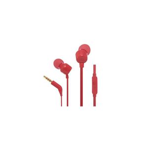 JBL T110 Wired in-Ear Headphone , Red Color