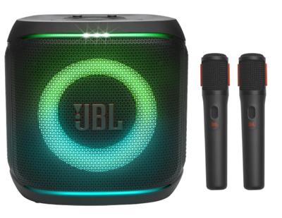 JBL PARTYBOX ENCORE 2, Portable Party Speaker, with 2 Mic- Black