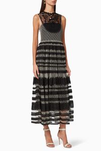 Tulle Embroidered Dress