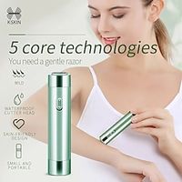 Hair Removal Electric Epilator Facial Trimmer For Female Body Face Leg Painless Shaver Lightinthebox - thumbnail